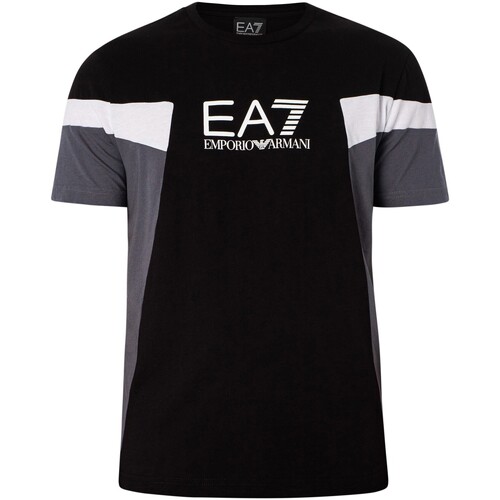 Vêtements Homme T-shirts manches courtes Emporio Armani EA7 T-shirt graphique Noir