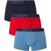 Sous-vêtements Homme Caleçons Emporio Armani Lot de 3 boxers en coton biologique Multicolore