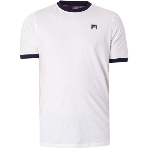 Vêtements Homme T-shirts manches courtes Fila T-shirt Marconi Ringer Blanc