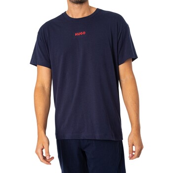 Vêtements Homme Pyjamas / Chemises de nuit BOSS T-shirt de salon lié Bleu