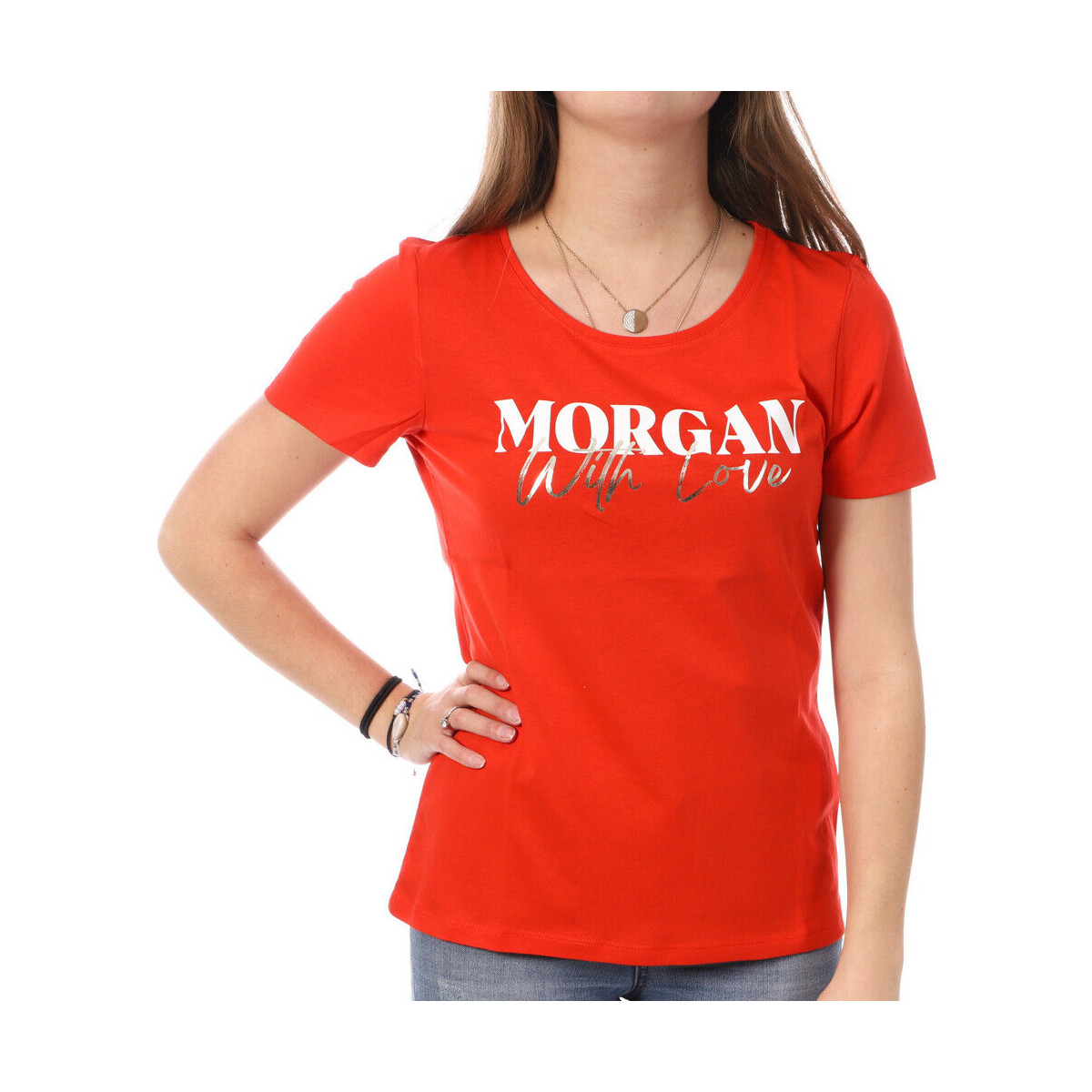 Vêtements Femme T-shirts & Polos Morgan 241-DUNE Orange