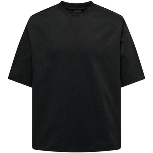 Vêtements Homme T-shirts manches courtes Only & Sons  22027787 Noir