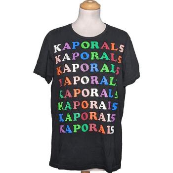 Vêtements Femme T-shirts & Polos Kaporal top manches courtes  38 - T2 - M Noir Noir