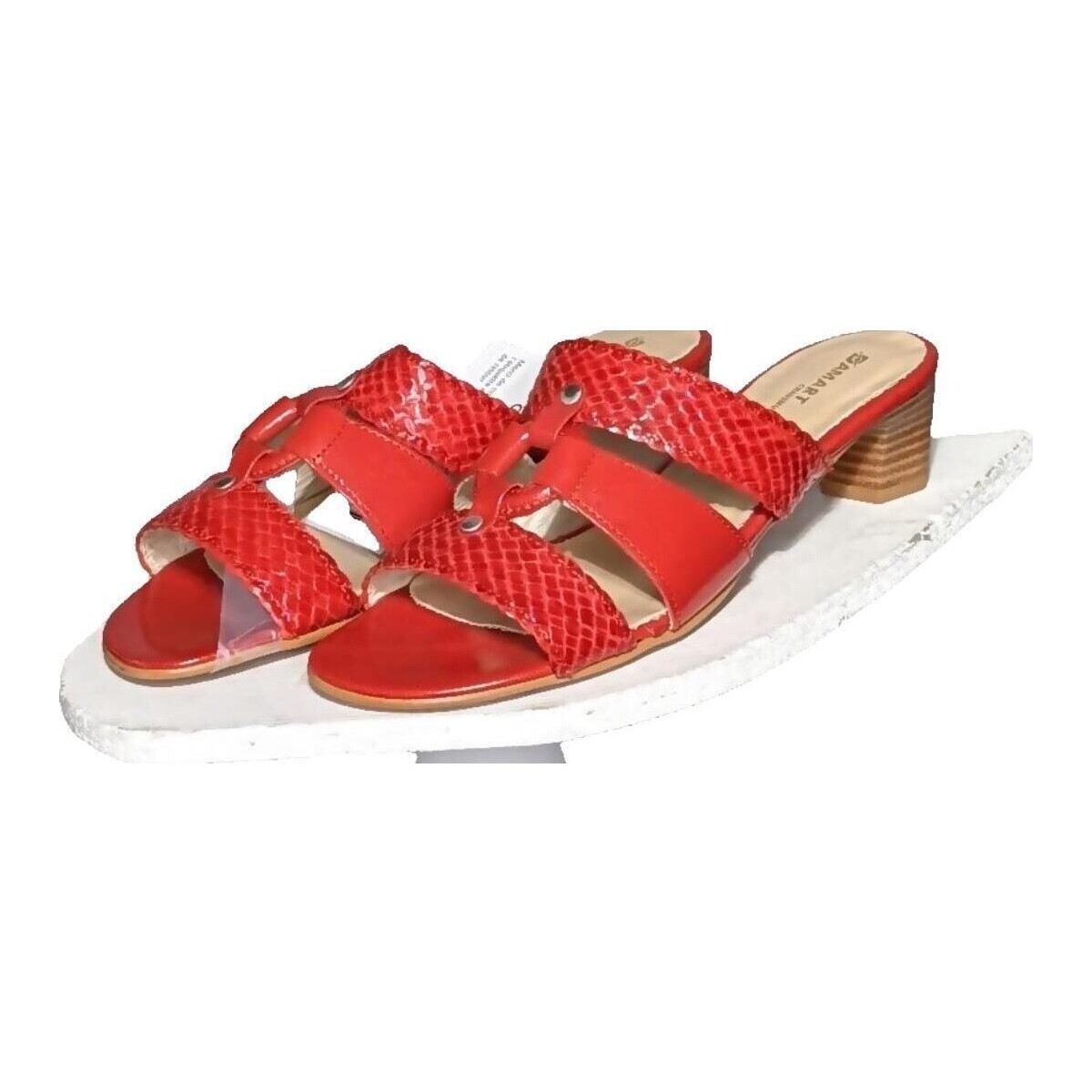 Chaussures Femme Escarpins Damart paire d'escarpins  37 Rouge Rouge