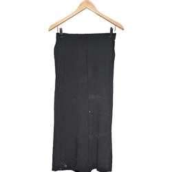 Vêtements Femme Pantalons Mango pantalon droit femme  36 - T1 - S Noir Noir