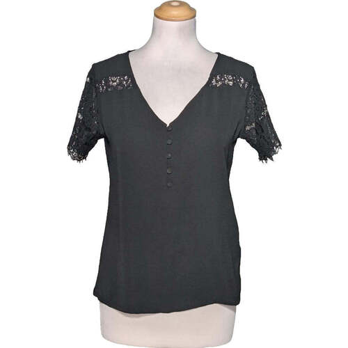Vêtements Femme Utilisez au minimum 1 chiffre ou 1 caractère spécial Camaieu top manches courtes  36 - T1 - S Noir Noir