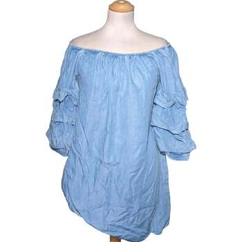 robe courte zara  robe courte  38 - t2 - m bleu 