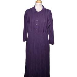 Vêtements Femme Robes longues Lacoste robe longue  46 - T6 - XXL Violet Violet