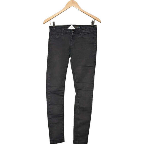 Vêtements Femme Jeans Bershka jean slim femme  34 - T0 - XS Noir Noir