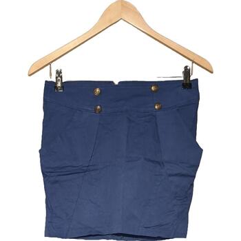 jupes bershka  jupe courte  34 - t0 - xs bleu 