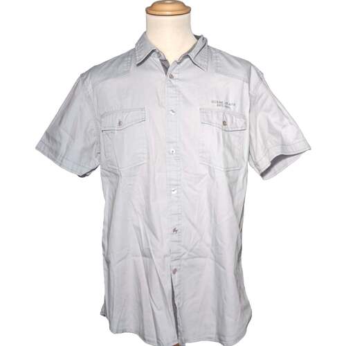 Vêtements Homme Chemises manches longues Guess 42 - T4 - L/XL Gris