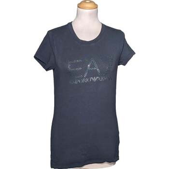 Vêtements Femme T-shirts & Polos Emporio Armani puchowe top manches courtes  36 - T1 - S Bleu Bleu