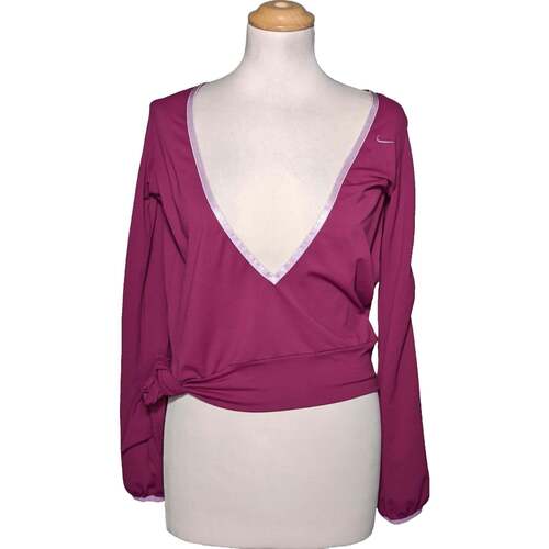 Vêtements Femme Tom Tailor roll sleeve shirt in white Nike top manches longues  38 - T2 - M Violet Violet