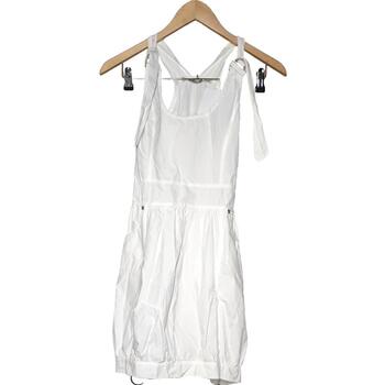 Vêtements Femme Robes courtes La Fée Maraboutée 38 - T2 - M Blanc