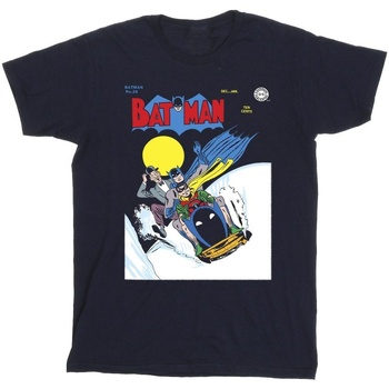 Vêtements Fille T-shirts manches longues Dc Comics Batman Snow Mobile Bleu