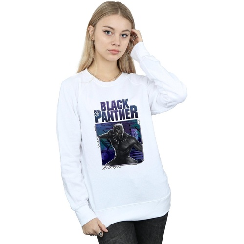 Vêtements Femme Sweats Marvel Black Panther Tech Badge Blanc