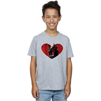 Vêtements Garçon T-shirts manches courtes Dc Comics Batman TV Series Catwoman Heart Gris