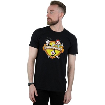 Vêtements Homme T-shirts manches longues Animaniacs Logo Crest Noir