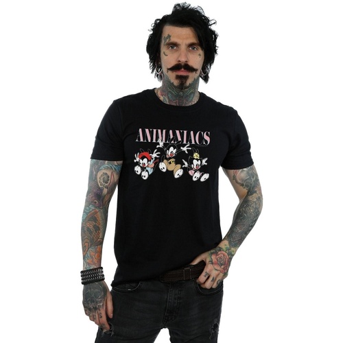 Vêtements Homme T-shirts manches longues Animaniacs Group Jump Noir