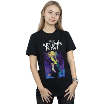 Vêtements Femme T-shirts manches longues Disney Artemis Fowl Book Cover Noir