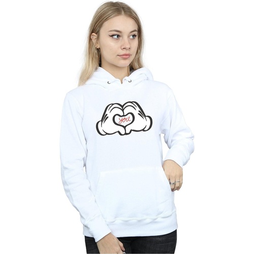Vêtements Femme Sweats Disney Mickey Mouse Loves You Blanc