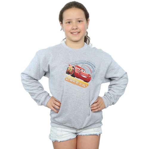Vêtements Fille Sweats Disney Cars Lightning McQueen Gris