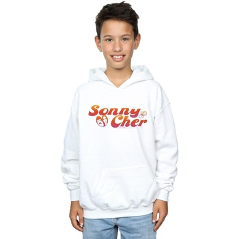 Vêtements Garçon Sweats Sonny & Cher Gradient Logo Blanc