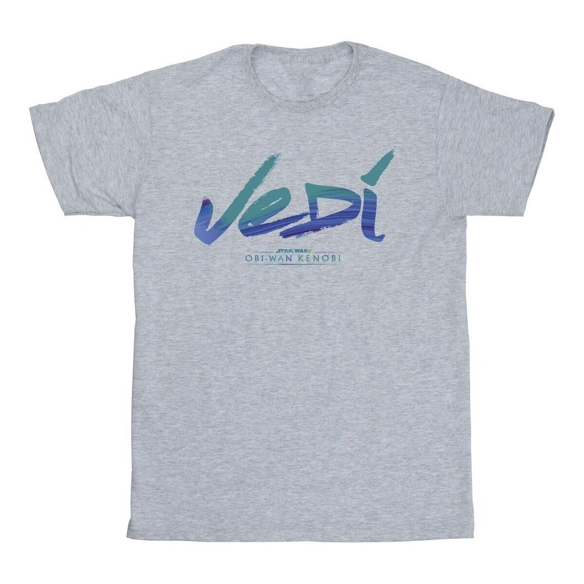 Vêtements Fille T-shirts manches longues Disney Obi-Wan Kenobi Jedi Painted Font Gris