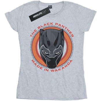 Vêtements Femme T-shirts manches longues Marvel Black Panther Made in Wakanda Red Gris
