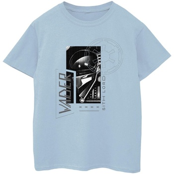 Vêtements Fille T-shirts manches longues Disney Obi-Wan Kenobi Sith SciFi Collage Bleu