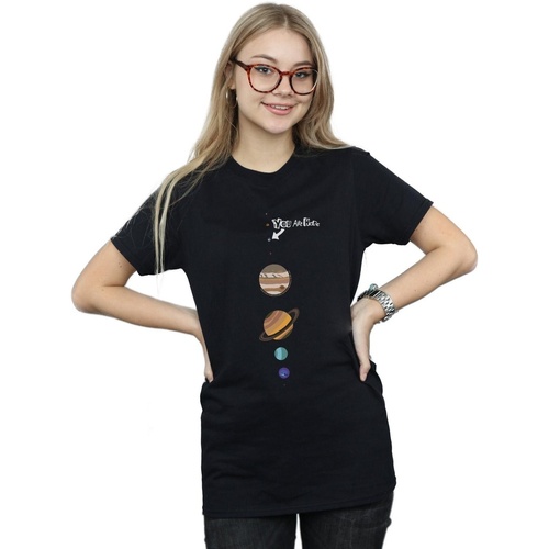 Vêtements Femme T-shirts manches longues The Big Bang Theory You Are Here Noir