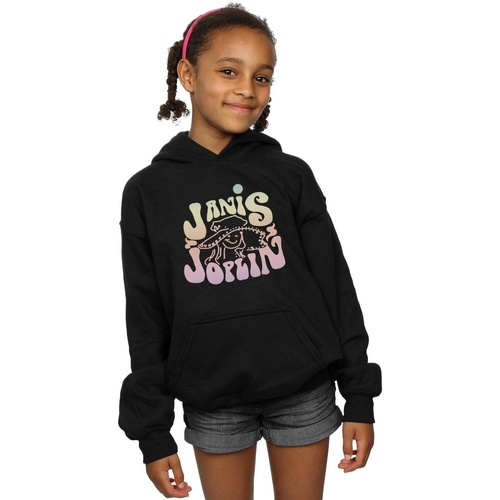 Vêtements Fille Sweats Janis Joplin Pastel Logo Noir