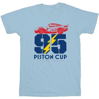 Vêtements Garçon T-shirts manches courtes Disney Cars Piston Cup 95 Bleu