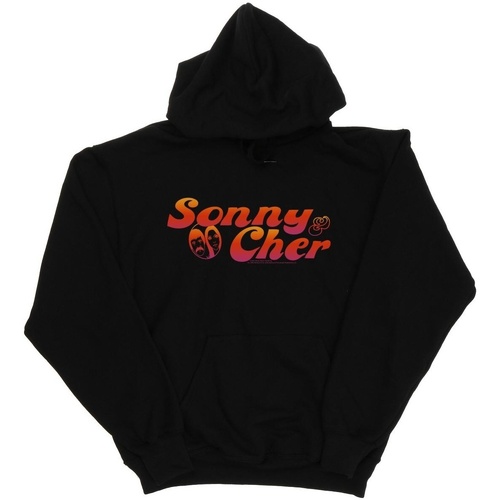 Vêtements Fille Sweats Sonny & Cher Gradient Logo Noir