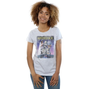 Vêtements Femme T-shirts manches longues Beetlejuice Distressed Poster Gris
