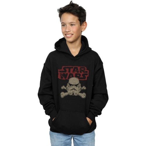 Vêtements Garçon Sweats Disney Stormtrooper Skull Logo Noir