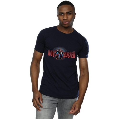 Vêtements Homme T-shirts manches longues Marvel Avengers Infinity War Hulkbuster 2.0 Bleu