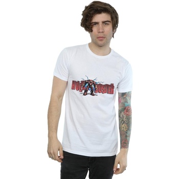 Vêtements Homme T-shirts manches longues Marvel Avengers Infinity War Hulkbuster 2.0 Blanc