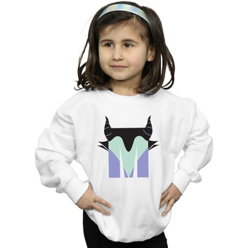 Vêtements Fille Sweats Disney Alphabet M Is For Maleficent Blanc