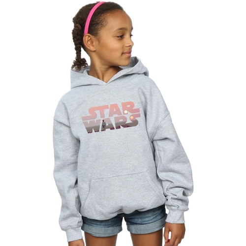 Vêtements Fille Sweats Disney Tatooine Logo Gris