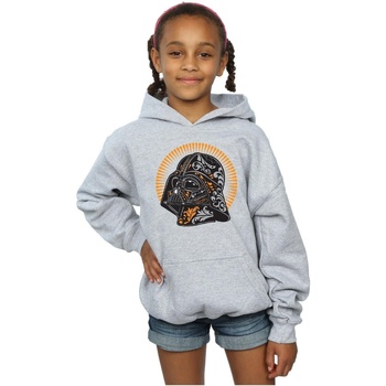 Vêtements Fille Sweats Disney logo-print zip-up hooded jacket Gris