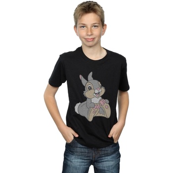 Vêtements Garçon T-shirts manches courtes Disney Classic Thumper Noir