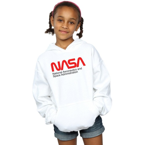 Vêtements Fille Sweats Nasa Aeronautics And Space Blanc
