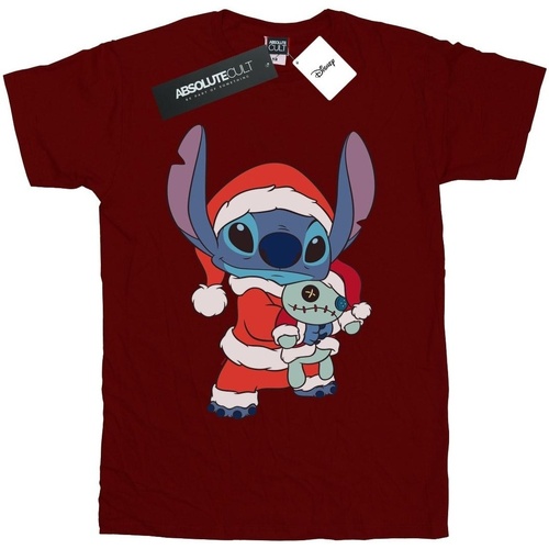 Vêtements Fille T-shirts manches longues Disney Lilo And Stitch Stitch Christmas Multicolore
