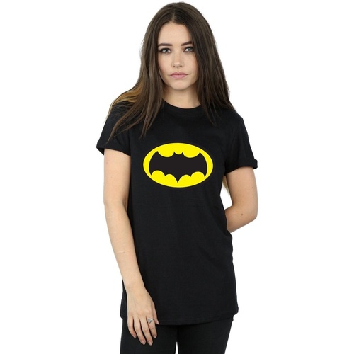 Vêtements Femme T-shirts manches longues Dc Comics Batman TV Series Logo Noir