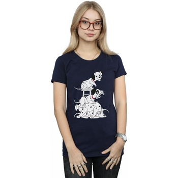Vêtements Femme T-shirts manches longues Disney 101 Dalmatians Chair Bleu