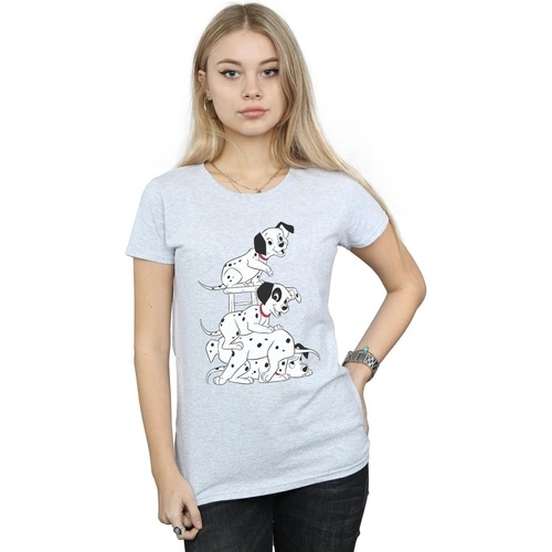 Vêtements Femme T-shirts manches longues Disney 101 Dalmatians Chair Gris