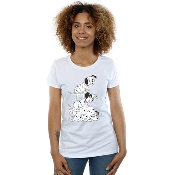 Vêtements Femme T-shirts manches longues Disney 101 Dalmatians Chair Blanc