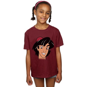 Vêtements Fille T-shirts manches longues Disney Aladdin Headshot Multicolore