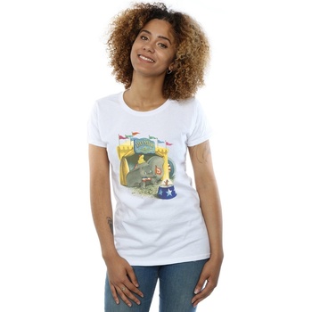 Vêtements Femme T-shirts manches longues Disney Dumbo Circus Blanc